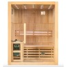 Sauna de vapor UniSpas panorámica nórdica para 2 personas