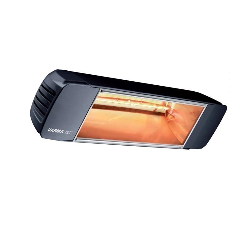 Varma 304 2000 W Riscaldatore a infrarossi nero
