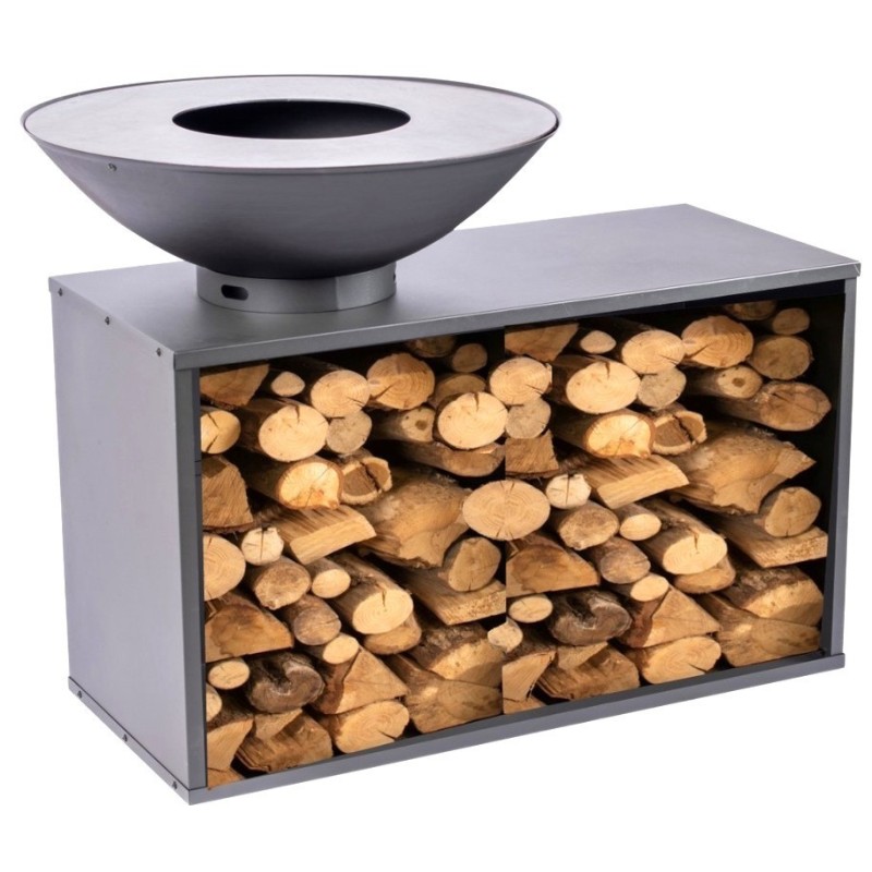 Onyx 80 Braciere Tavolo e Griglia Rialzata RedFire