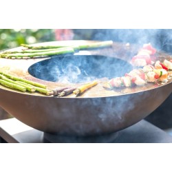 Onyx 80 Braciere Tavolo e Griglia Rialzata RedFire