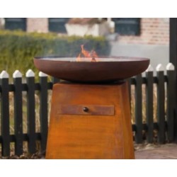 Braseiro Orion Rust e Tampa RedFire