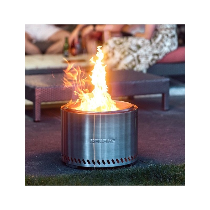 Braséro Volcano Extra Large Inox RedFire