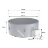 Mono 6-Sitzer halbstarrer Spa 173cm und Wifi MSpa
