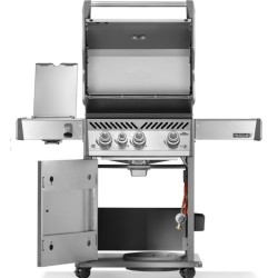 Barbacoa de gas Napoleon Rogue® PRO 425 BB SIZZLE ZONE™ y 4 quemadores, uno de ellos lateral