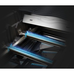 Barbacoa de gas Napoleon Rogue® PRO 425 BB SIZZLE ZONE™ y 4 quemadores, uno de ellos lateral