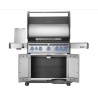 Napoleon Rogue® PRO-S 625 RSIB stainless steel SIZZLE ZONE™ 7 gas barbecue with side and rear burner