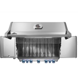 Napoleon Rogue® PRO-S 625 RSIB stainless steel SIZZLE ZONE™ 7 gas barbecue with side and rear burner
