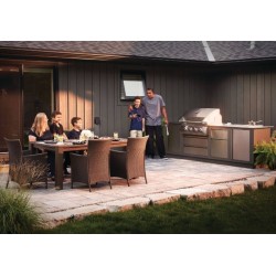 Barbecue gaz Napoleon Encastrable 500 Bi Serie 32 avec 4 brûleurs en inox