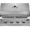 Barbecue a gas da incasso Napoleon 500 Bi Serie 32 con 4 fuochi in acciaio inox