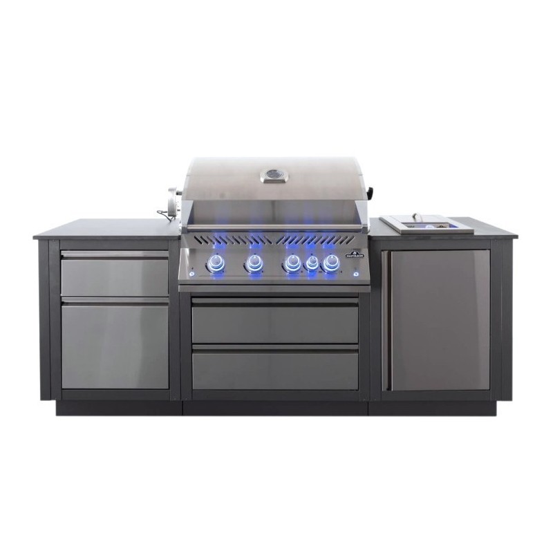 OASIS® 105 Napoleon Cocina al aire libre con parrilla lateral de la serie Sizzle Zone® 700