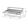 Grill Le Marquier Grilloir Vulcain Encastrable 54x32