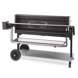 Le Marquier Méchoui Barbecue auf Wagen und Rotisserie