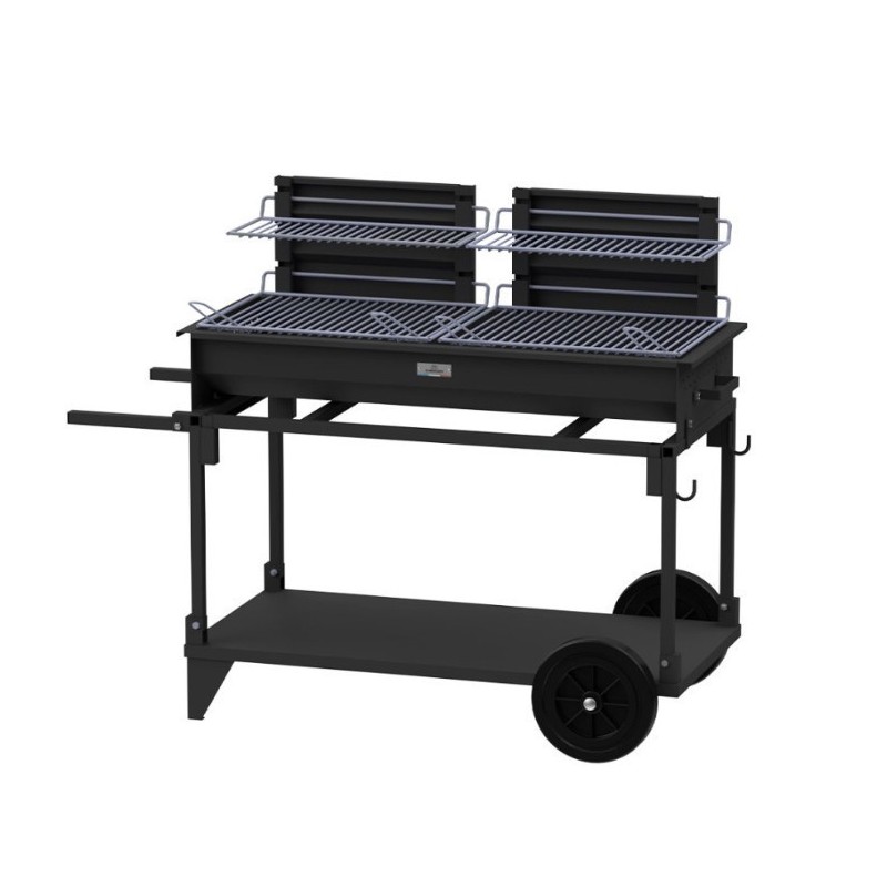 Le Marquier XL Double Burner Barbecue with Trolley