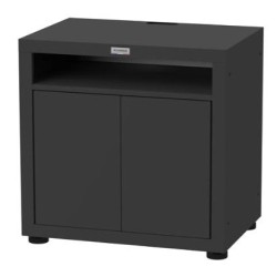 Mueble de cocina Le Marquier con dos puertas 80x55 cm acero negro