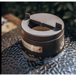 Kamado Monolith Classic Pack Pro 2.0 Grill con coperchio del carrello e pietra per pizza