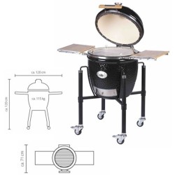 Barbecue Kamado Monolith Classic Pro 2.0 avec Chariot