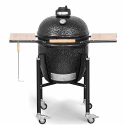 Kamado Monolith Basic Griglia Nera con Carrello