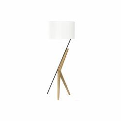 Lámpara de Pie DKD Home Decor Blanco Marrón Negro Metal Roble 50 W 220 V 54 x 52 x 145 cm