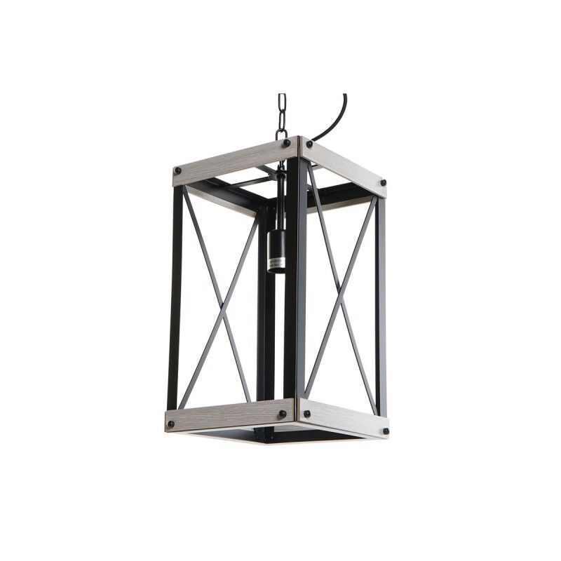 Lampadario DKD Home Decor Nero Metallo Marrone 220 V 50 W (25 x 25 x 43 cm) Lampadario DKD Home Decor Nero Metallo Marrone 220 V 50 W (25 x 25 x 43 cm)