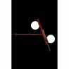 Deckenlampe DKD Home Decor Kristall Rot Schwarz Gold Metall Weiß (64 x 20 x 120 cm)