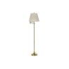 Lámpara de Pie DKD Home Decor Beige Dorado Metal Poliéster (41 x 41 x 160 cm)