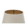 Lámpara de Pie DKD Home Decor Beige Dorado Metal Poliéster (41 x 41 x 160 cm)