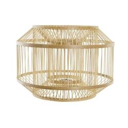 Abajur DKD Home Decor Natural Bambu 40 x 40 x 28 cm