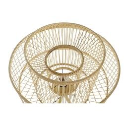 Abajur DKD Home Decor Natural Bambu 40 x 40 x 28 cm