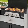 Plancha gaz sur chariot Le Marquier Exclusive 375 XL DUO