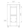 Plancha gaz sur chariot Le Marquier Exclusive 375 XL DUO