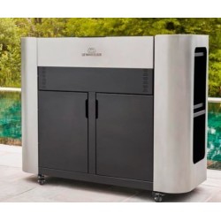 Plancha gaz sur chariot Le Marquier Exclusive 375 XL DUO