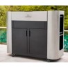 Plancha gaz sur chariot Le Marquier Exclusive 375 XL DUO