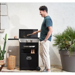 Plancha électrique sur Chariot Original DUO 260 Le Marquier