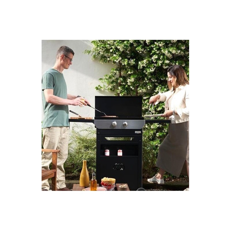 Plancha Gaz sur Chariot Original DUO 260 Le Marquier