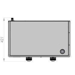 Plancha gaz Inox 260 Le Marquier