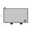 Plancha gaz Inox 260 Le Marquier