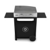 Plancha Inox Gaz avec Chariot et couvercle Inox Le Marquier