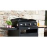 Plancha Pure 375 noire à gaz Le Marquier