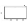 Plancha Pure 375 noire à gaz Le Marquier