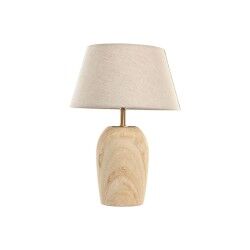 Lámpara de mesa Home ESPRIT Beige Dorado Natural 50 W 220 V
