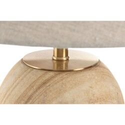 Lámpara de mesa Home ESPRIT Beige Dorado Natural 50 W 220 V