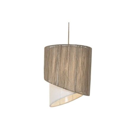 Lámpara de Techo Home ESPRIT Marrón Yute Metal Cuerda 40 x 40 x 50 cm