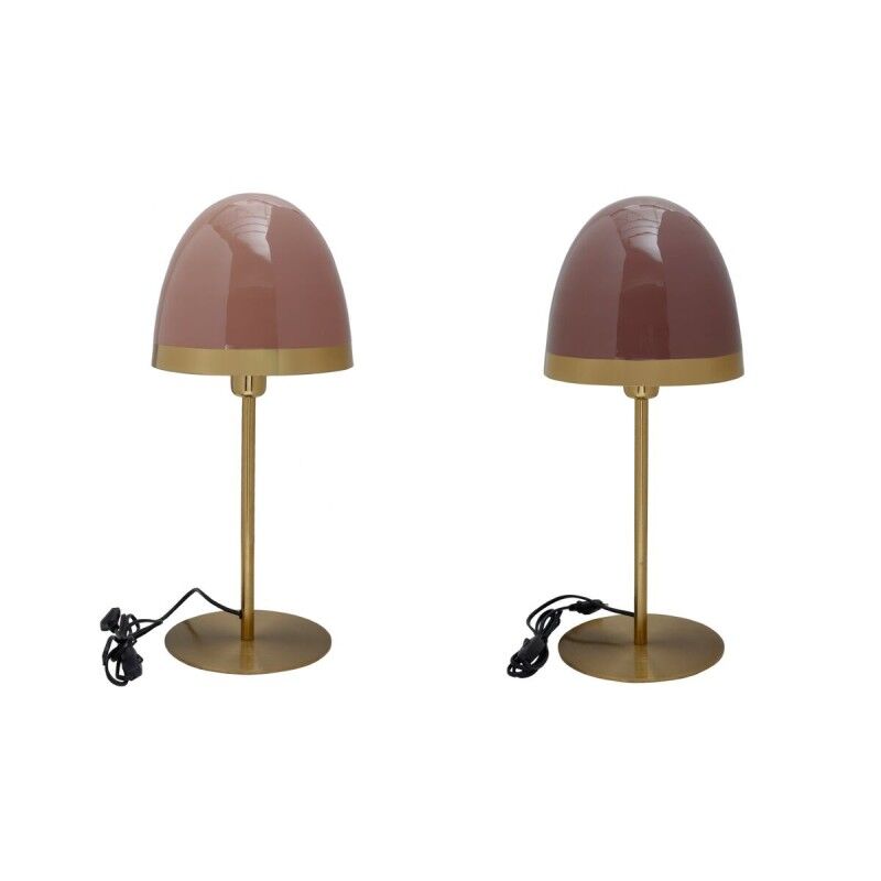 Tischlampe DKD Home Decor Metall Moderne (23 x 23 x 55 cm) (2 Stück)