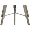 Lámpara de Pie Home ESPRIT Blanco Marrón Madera 40 x 40 x 150 cm