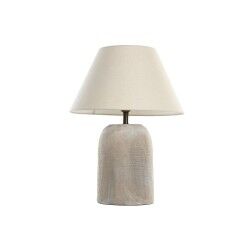 Lâmpada de mesa Home ESPRIT Bege Cinzento 50 W 220 V