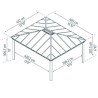 Giardino pergolato Dallas 4.2X4.8 Canopia