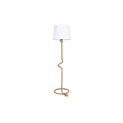 Lámpara de Pie Home ESPRIT Blanco Marrón Cuerda 50 W 220 V 40 x 40 x 151 cm