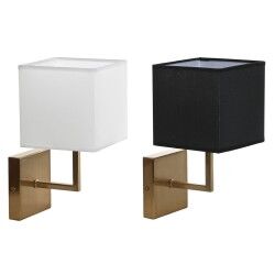Wandleuchte DKD Home Decor Weiß Schwarz Gold 50 W 220 V 15 x 19 x 27 cm 15 x 19 x 30 cm (2 Stück)