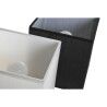 Aplique de Pared DKD Home Decor Blanco Negro Dorado 50 W 220 V 15 x 19 x 27 cm 15 x 19 x 30 cm (2 Unidades)