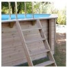 Piscine Bois Ubbink Caraibes  820x470 H130 Liner bleu